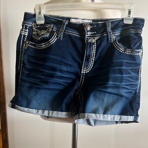 Women's Blue Denim Shorts
